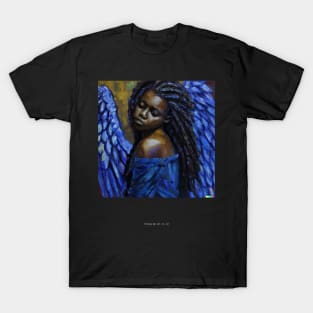 Black Female Angel T-Shirt